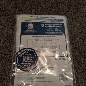 Prefold premium 6-ply cloth diapers